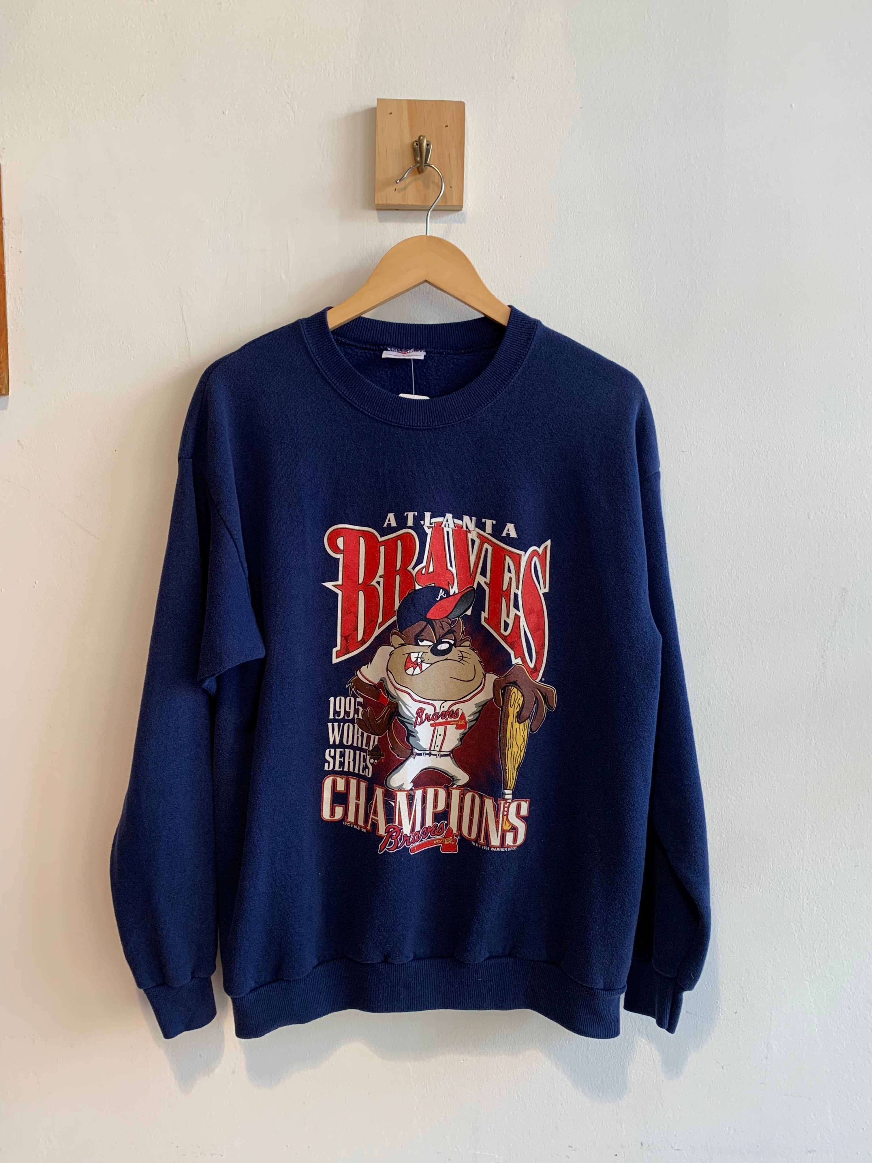 Vintage Atlanta Braves World Series Champions Taz Sweatshirt