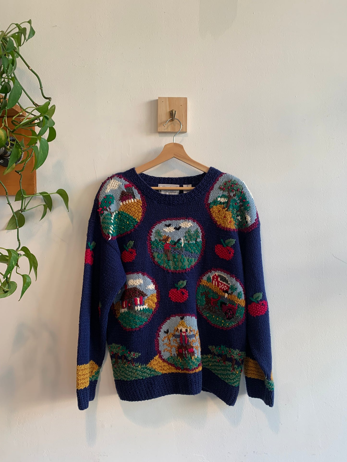 Hand-Knit Signatures Sweater