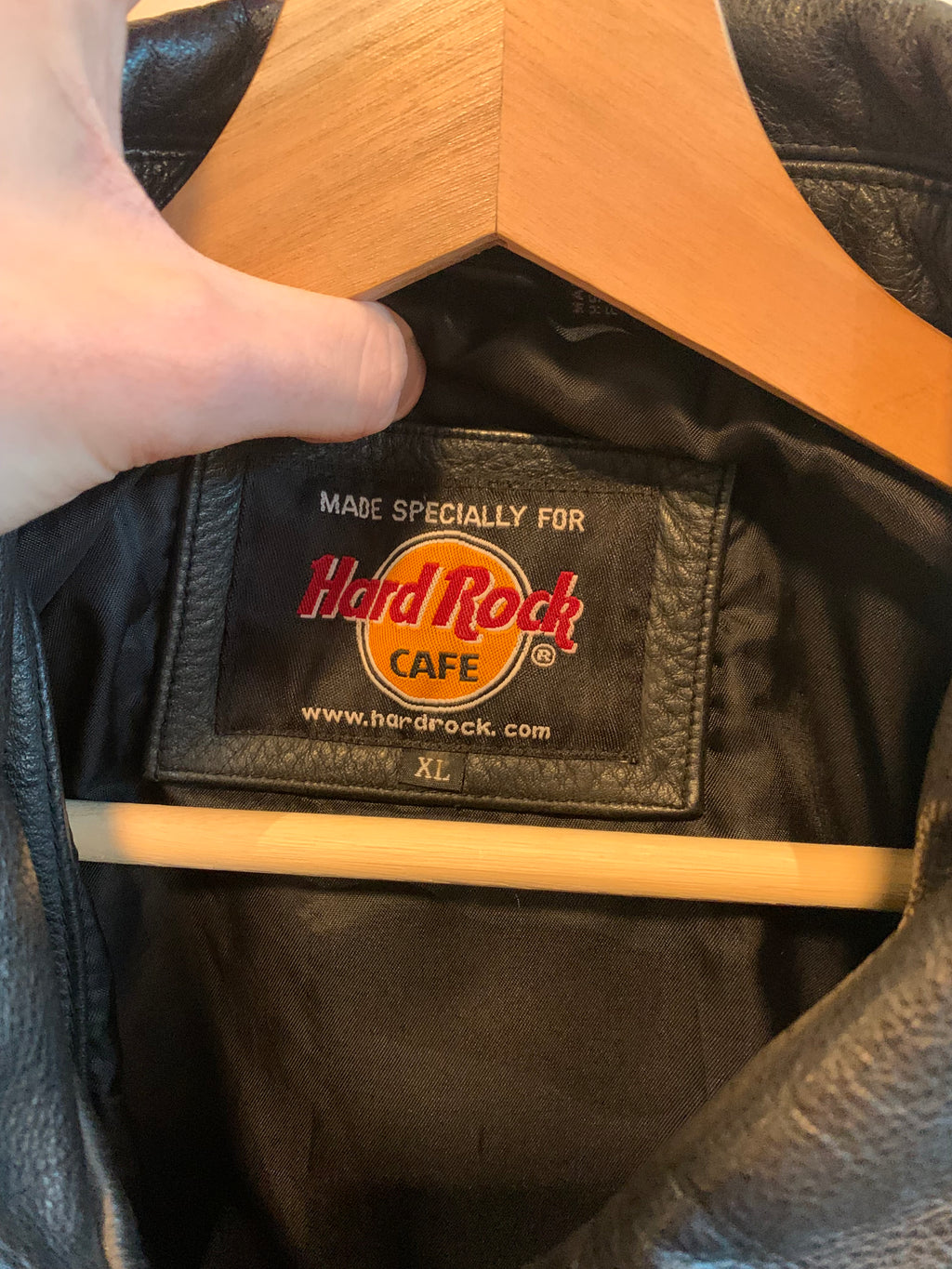 Vintage Hard Rock Leather Jacket