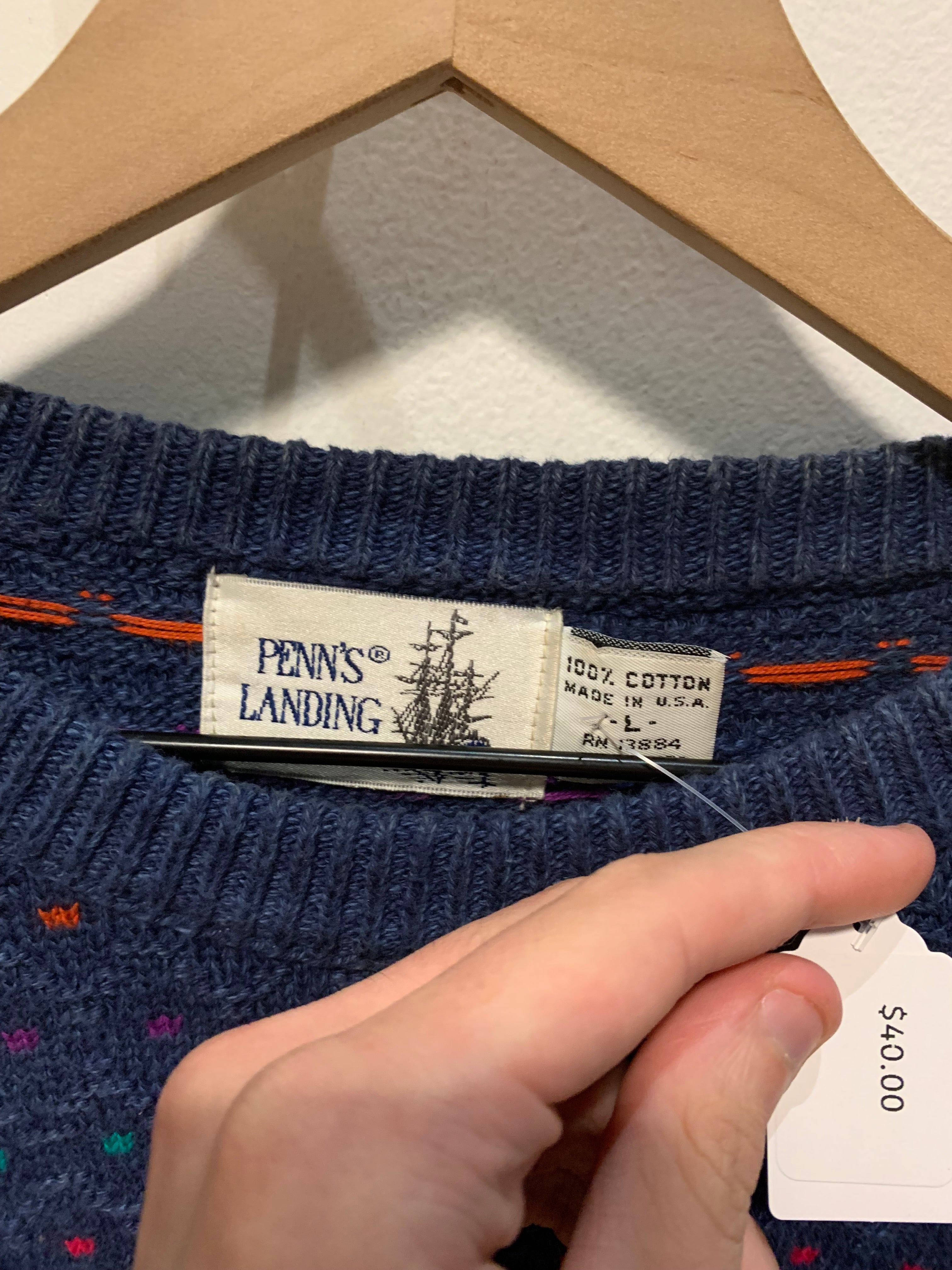 Vintage Penns Landing Knit Sweater