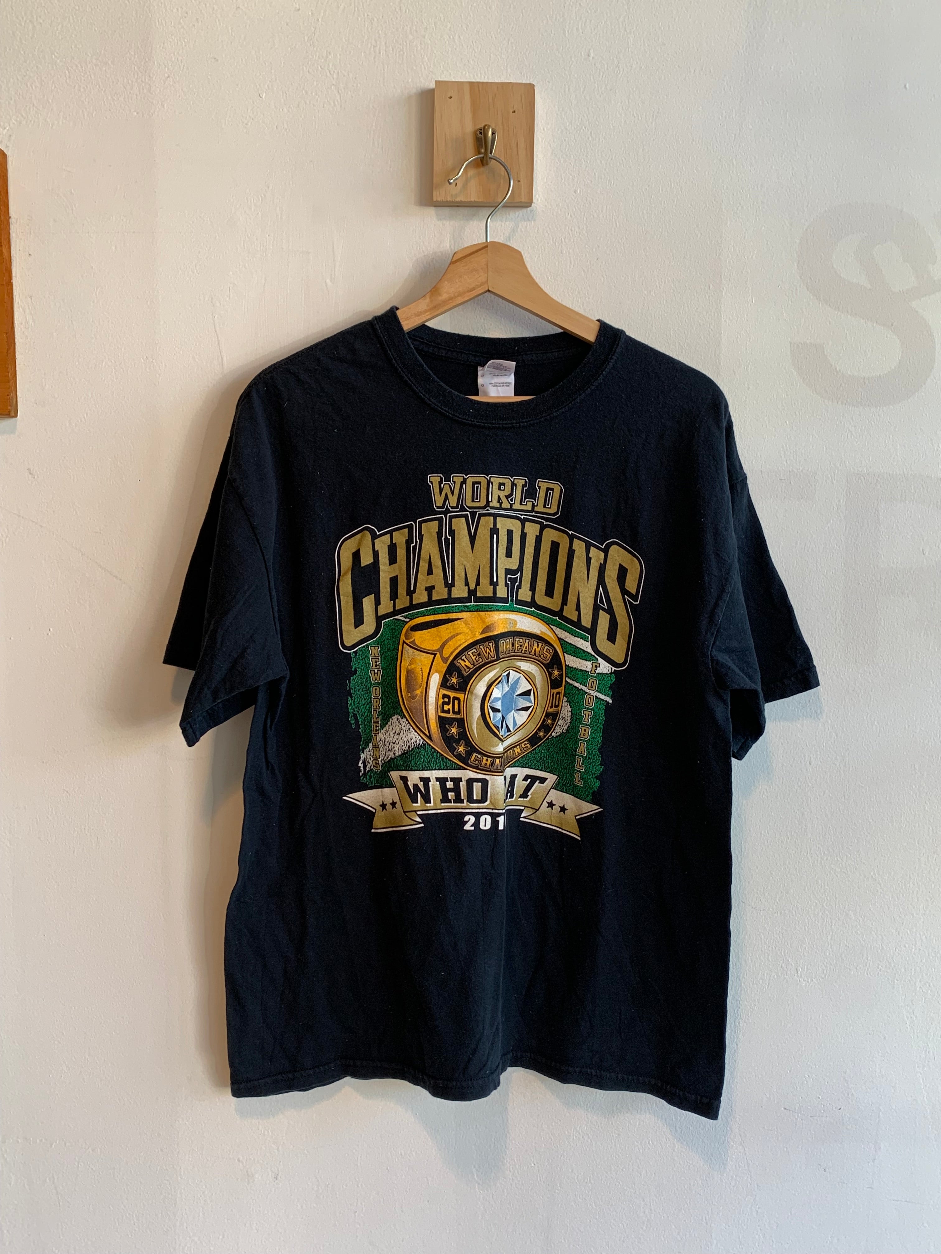 2010 NFL New Orleans Saints Super Bowl Champions Ring T-Shirt