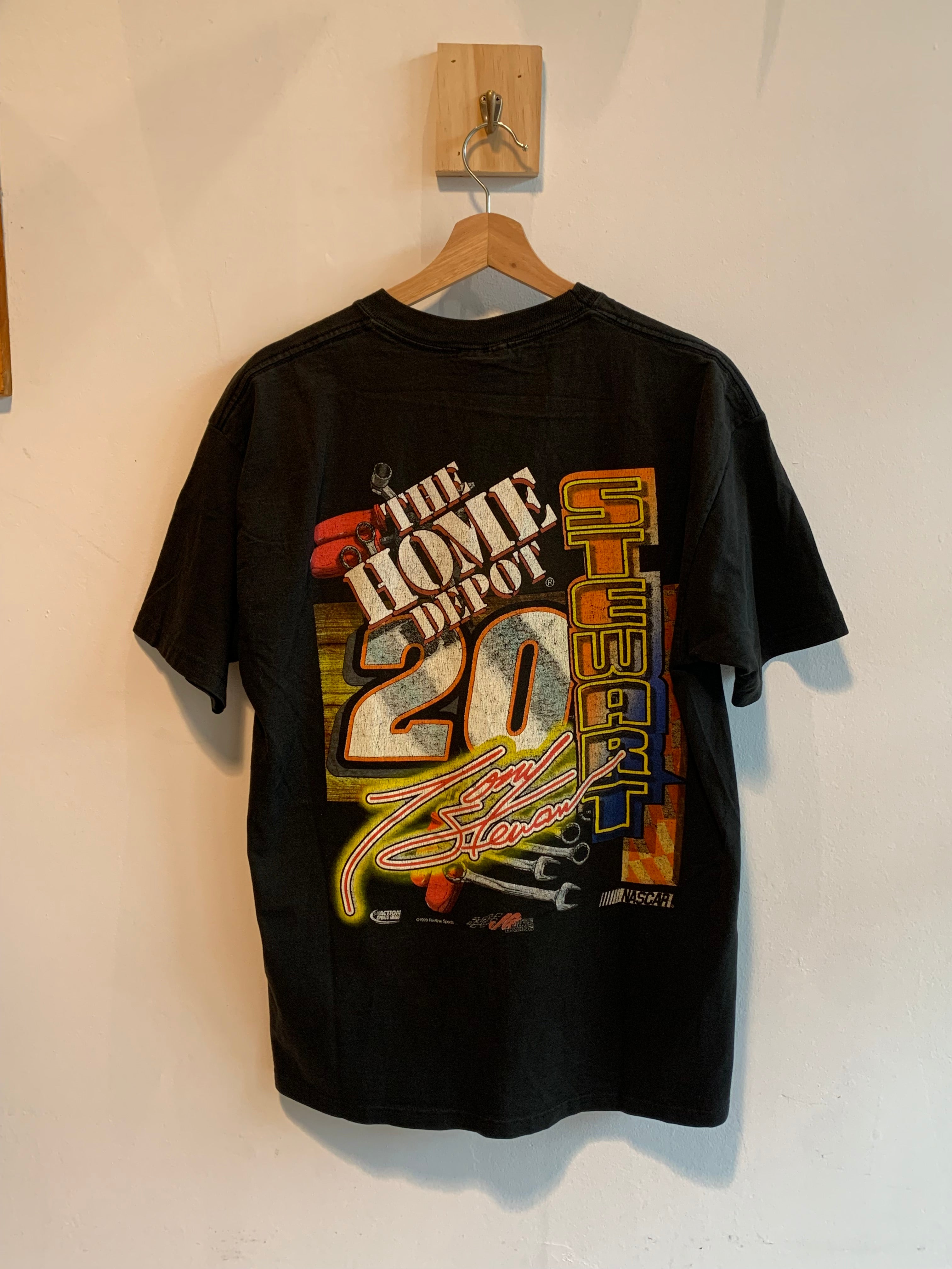 Vintage Tony Stewart The Home Depot #20 NASCAR Racing T-Shirt