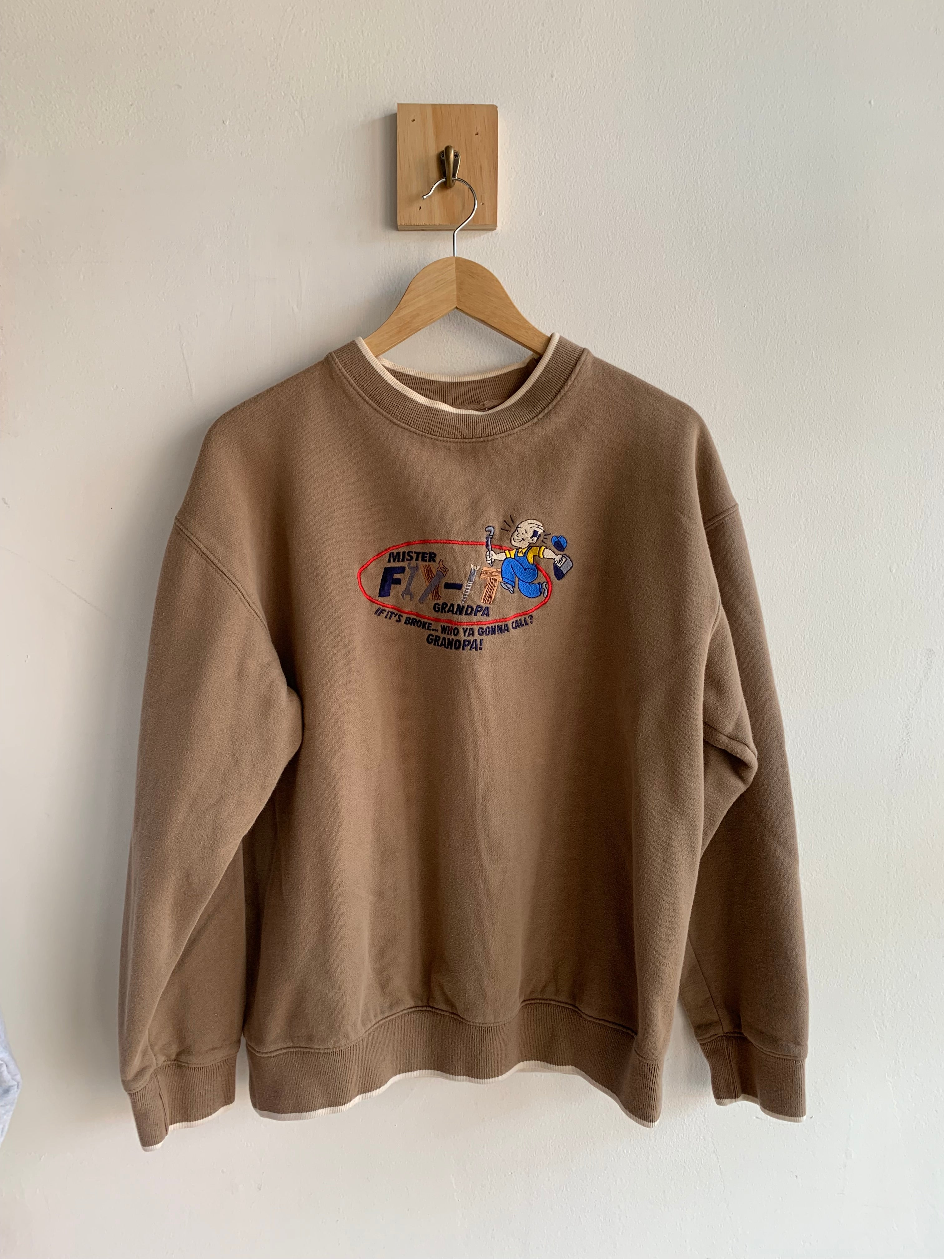 Vintage "Mister Fix-It" Grandpa Crewneck Sweatshirt