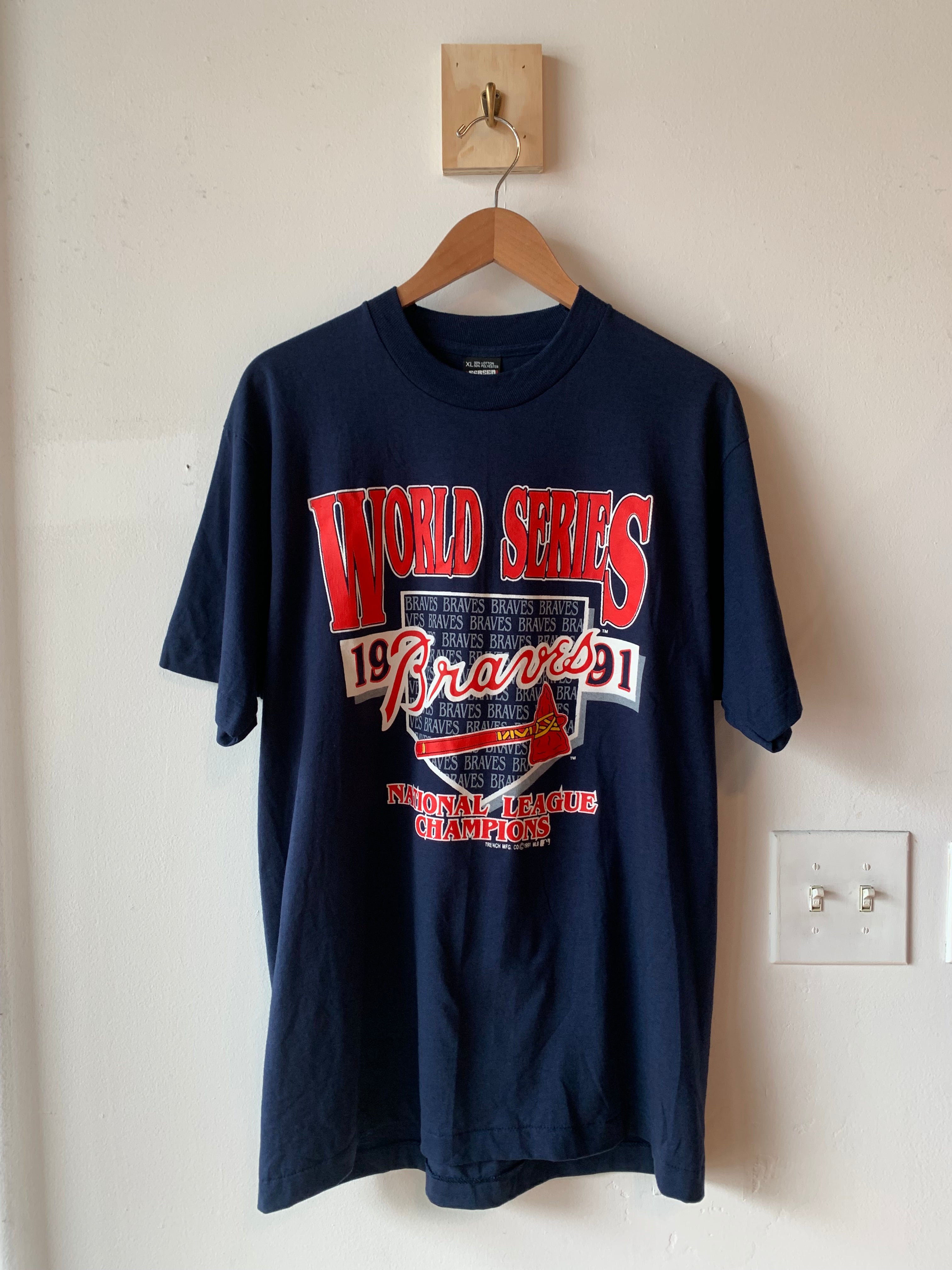 Vintage Braves championship tee