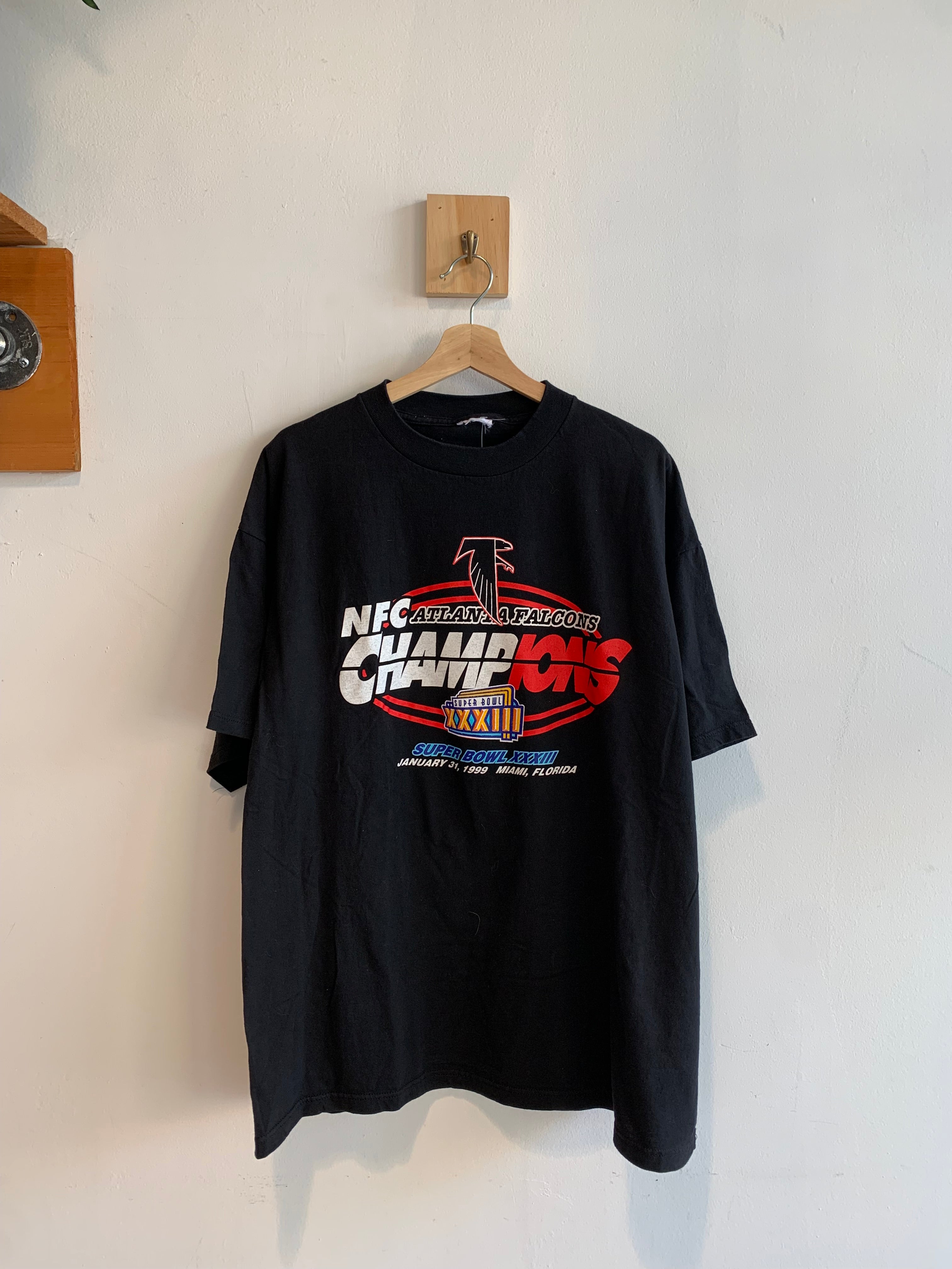 1999 Atlanta Falcons NFC Champions Super Bowl Tee