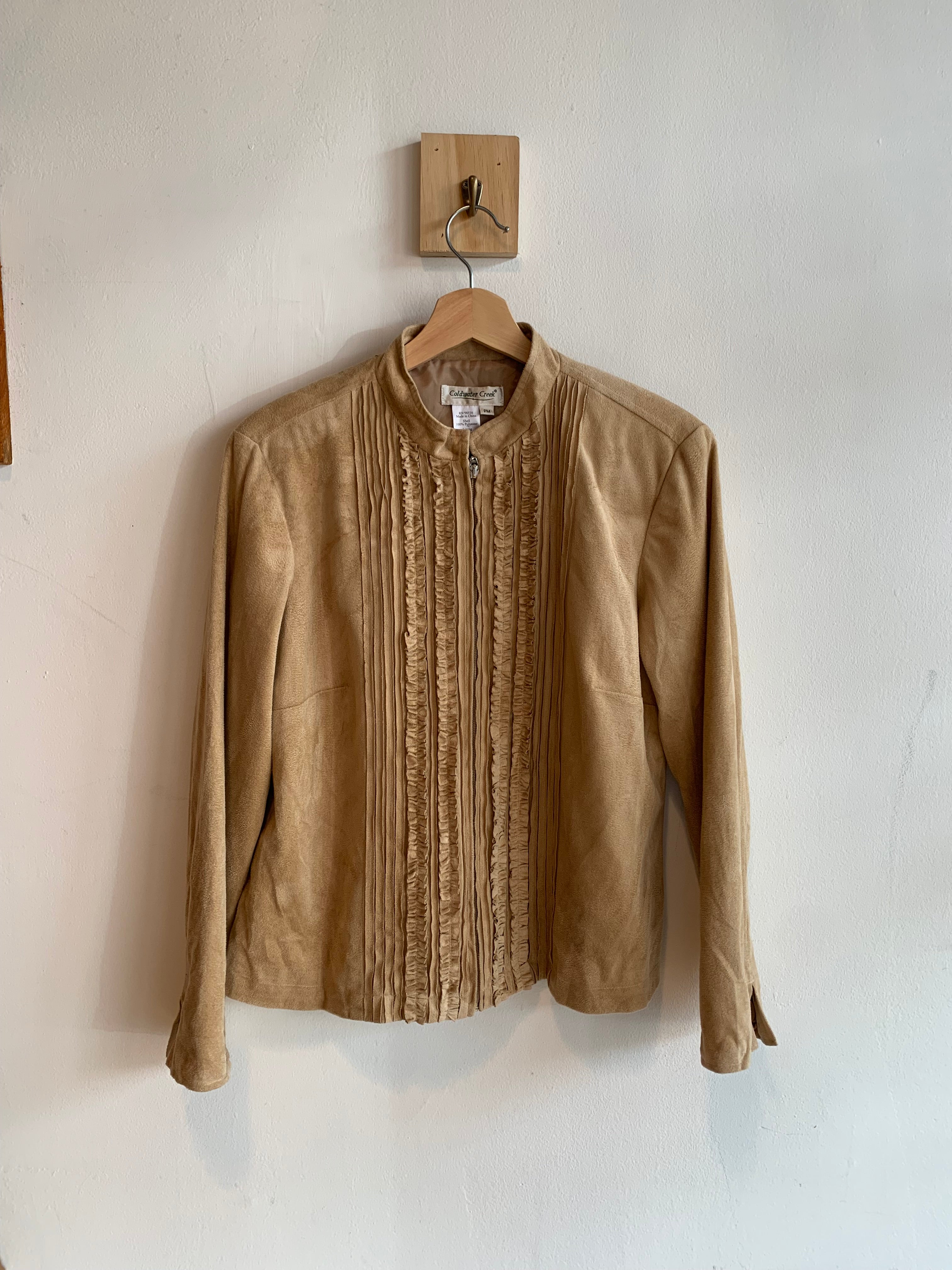 Coldwater Creek Faux Suede Jacket