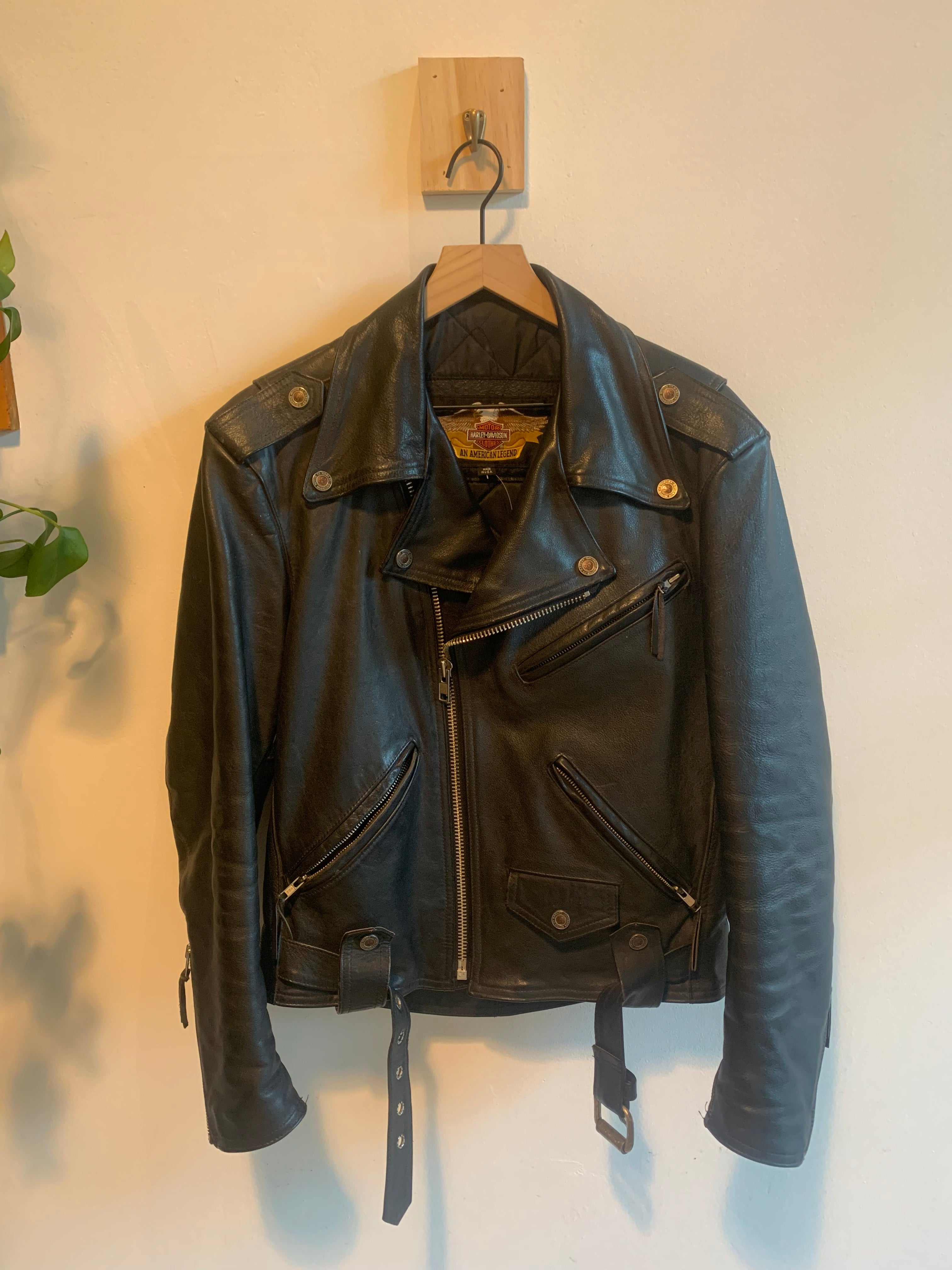 90s Harley Davidson Leather Jacket