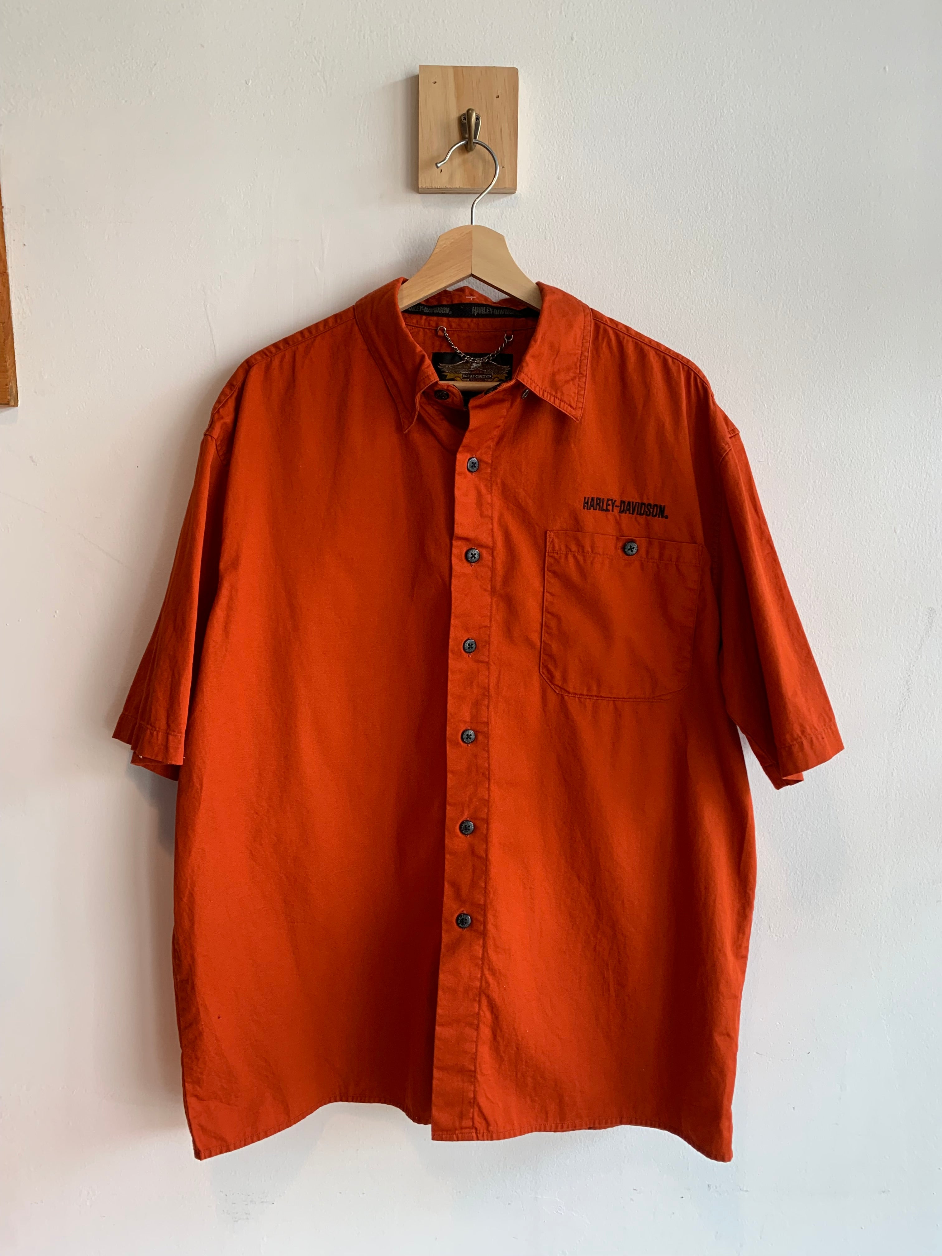Vintage Harley-Davidson Button-Up