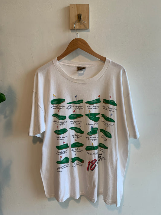Vintage Golf Practice Makes Perfect Tee
