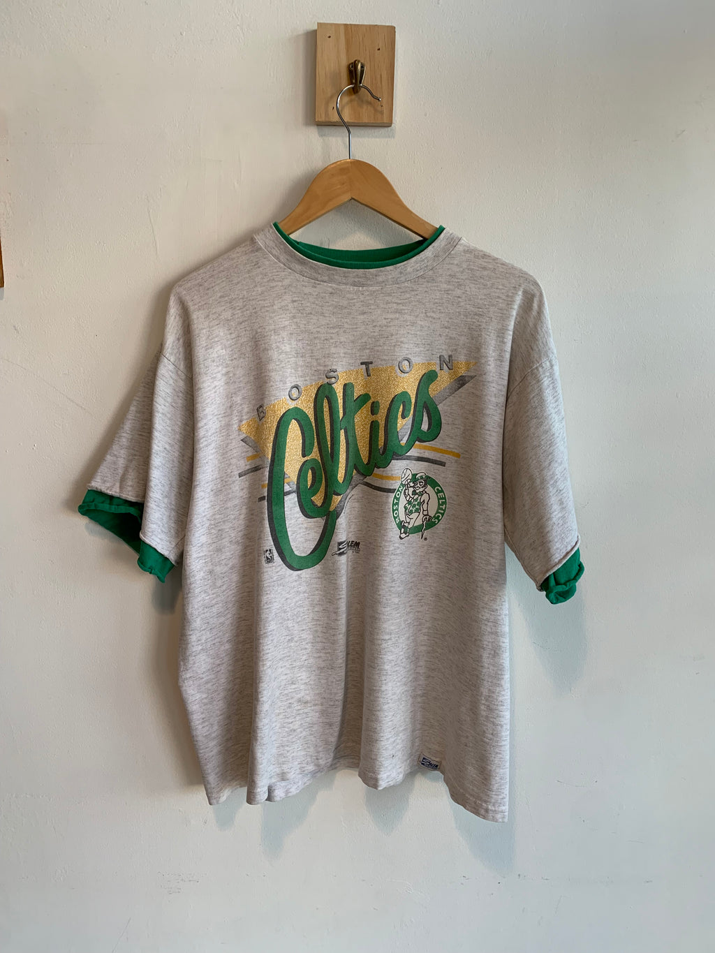Vintage Boston Celtics Two Ply Tee