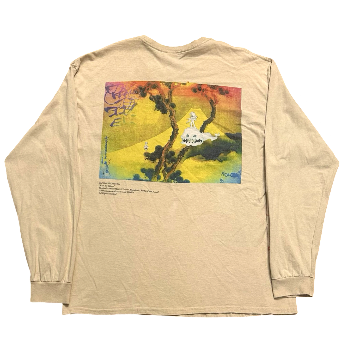 Kids See Ghosts Long Sleeve T-Shirt