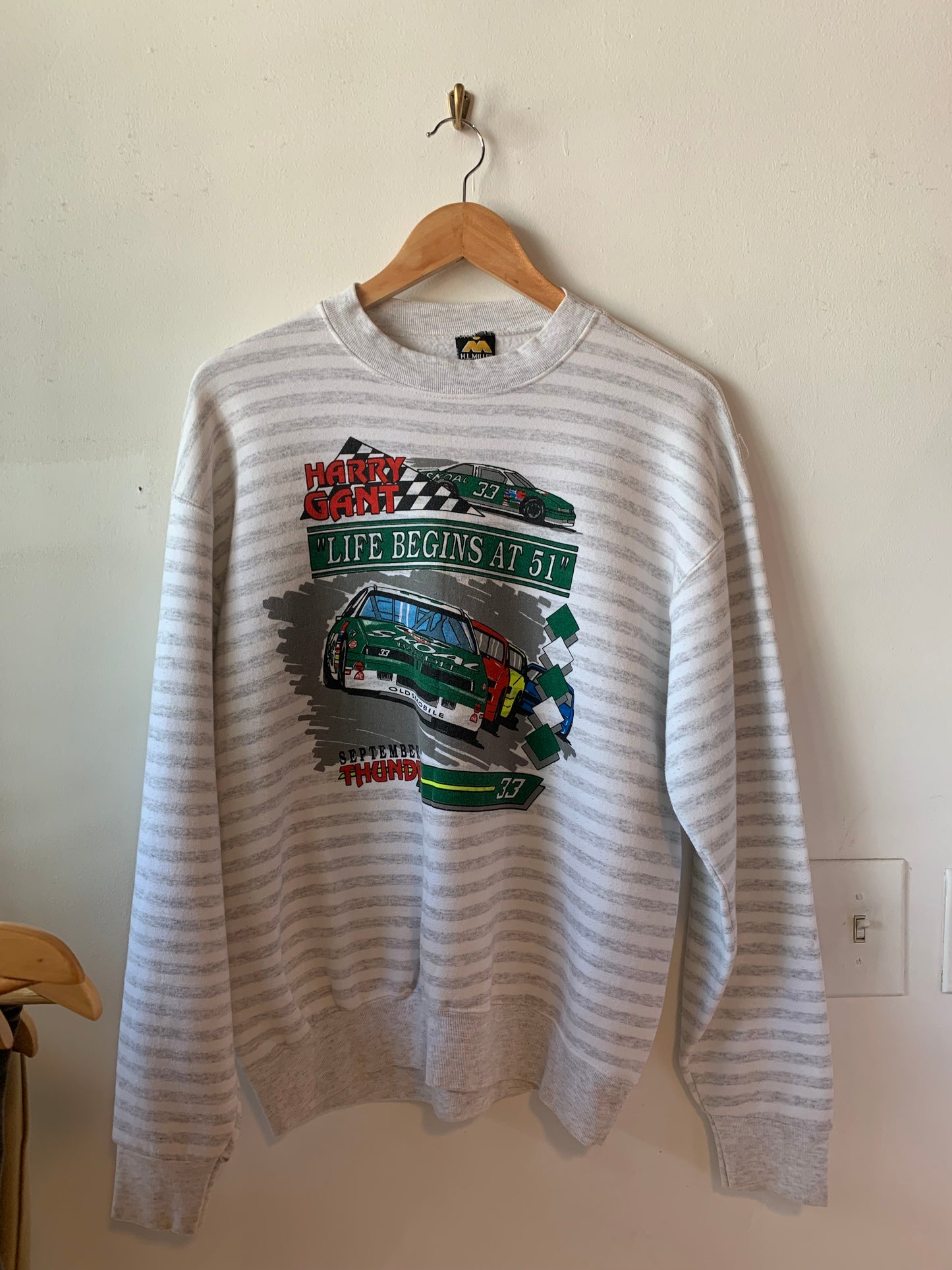 Vintage racing crew neck