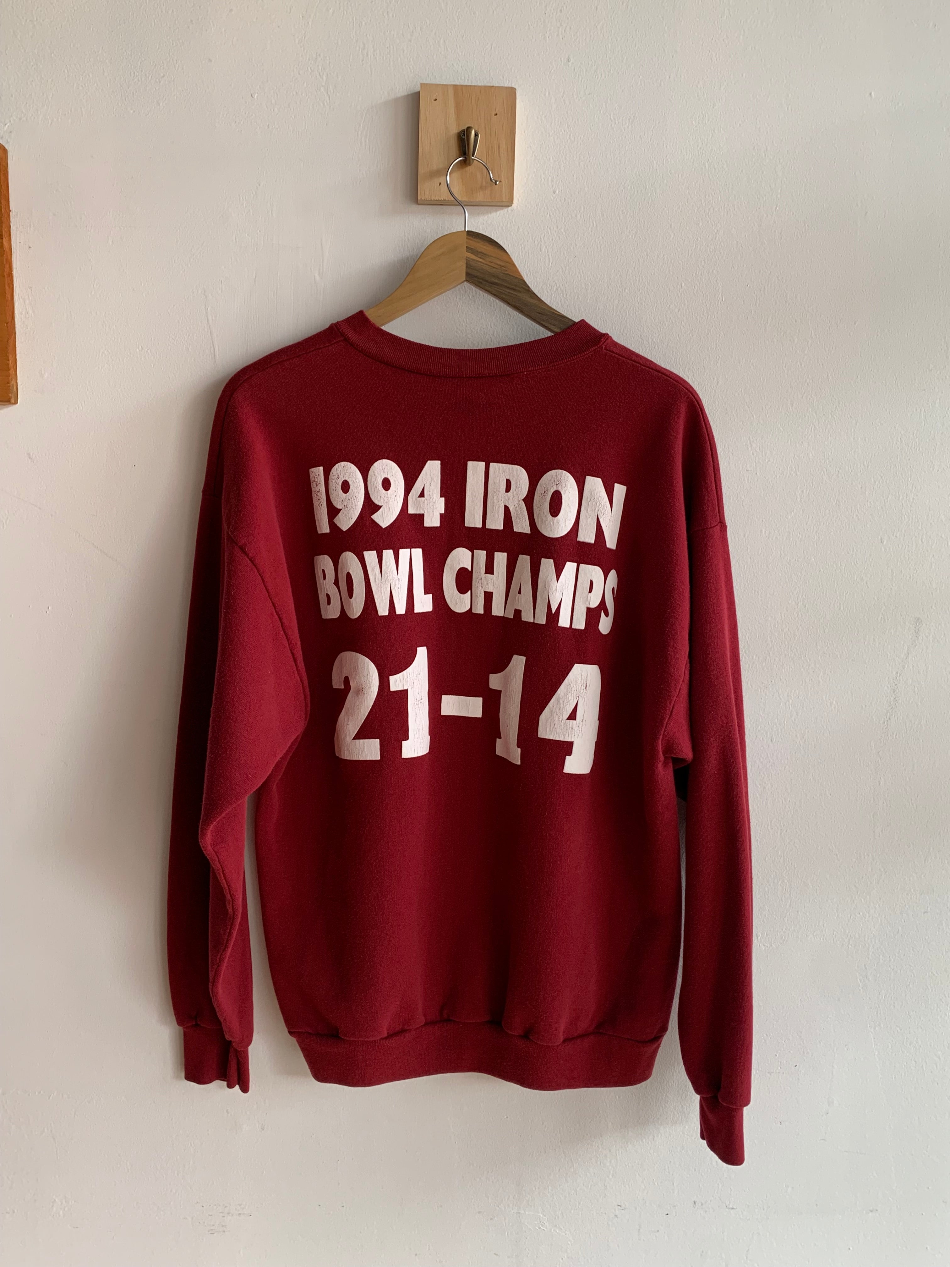 Vintage Iron Bowl Champion Crewneck Sweatshirt
