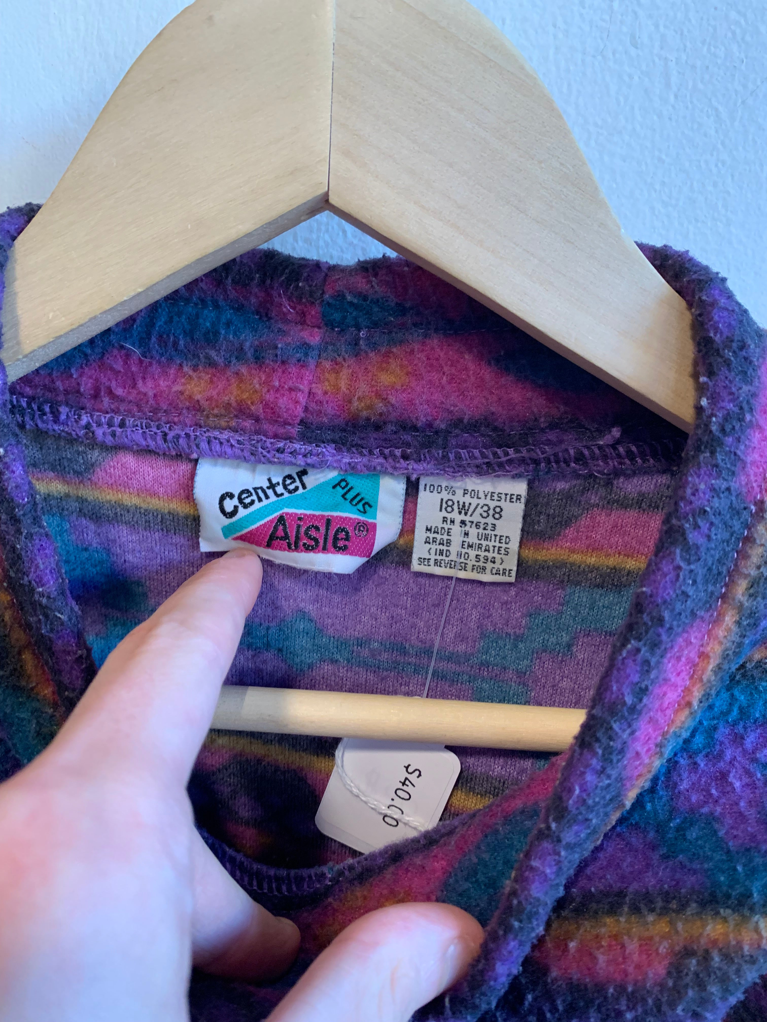 Vintage Center Aisle Fleece