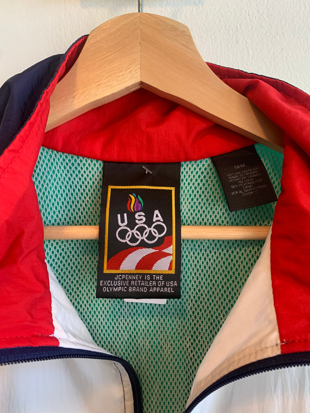 Vintage Team USA Olympics Windbreaker Jacket