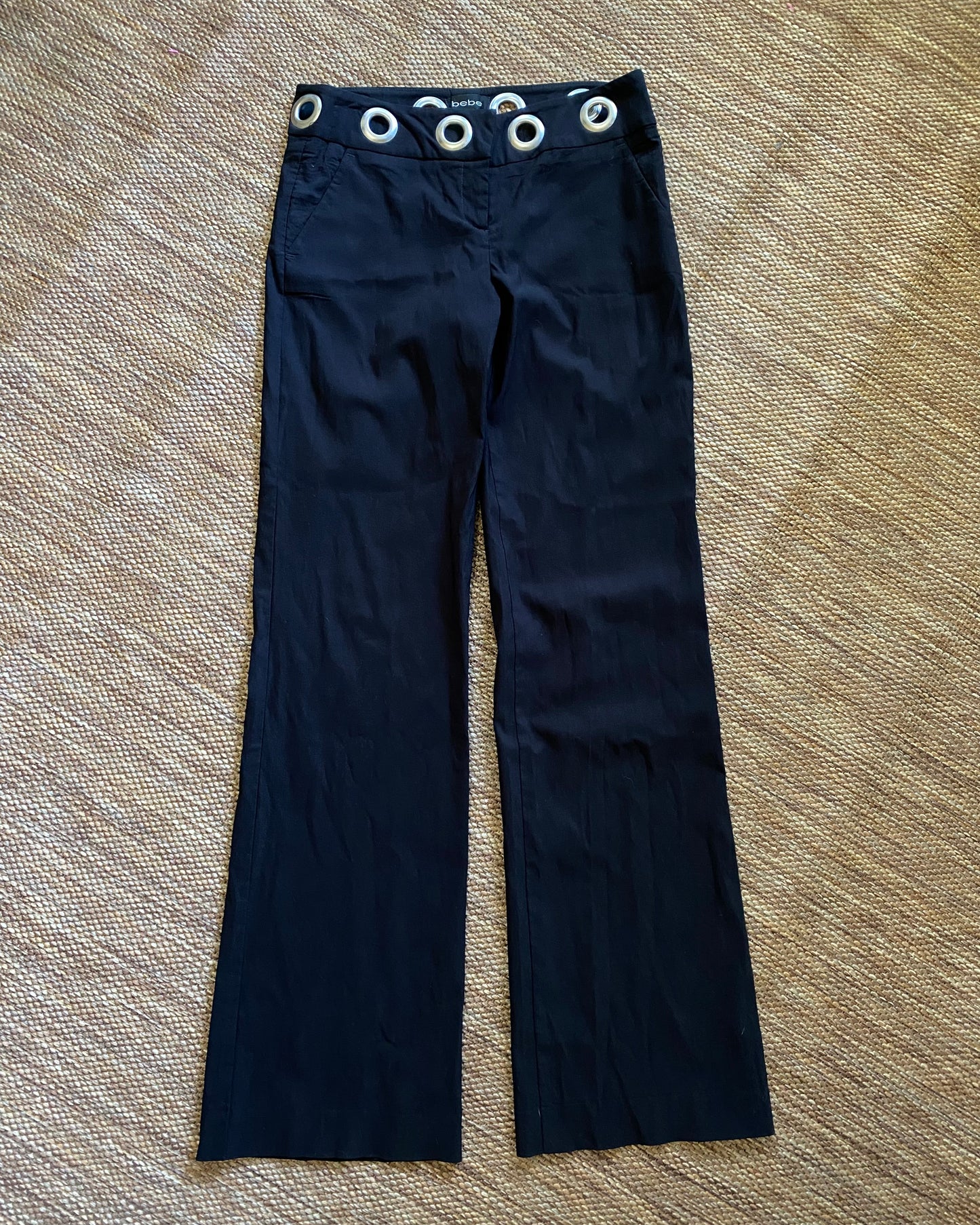 Y2K Bebe Eyelet Pants
