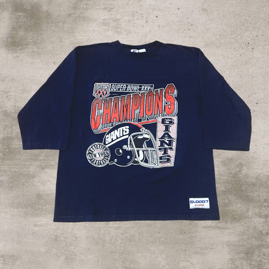 Vintage 90s 3/4 Sleeve Giants Tee